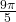 \frac{9\pi}{5}