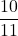 \dfrac{10}{11}